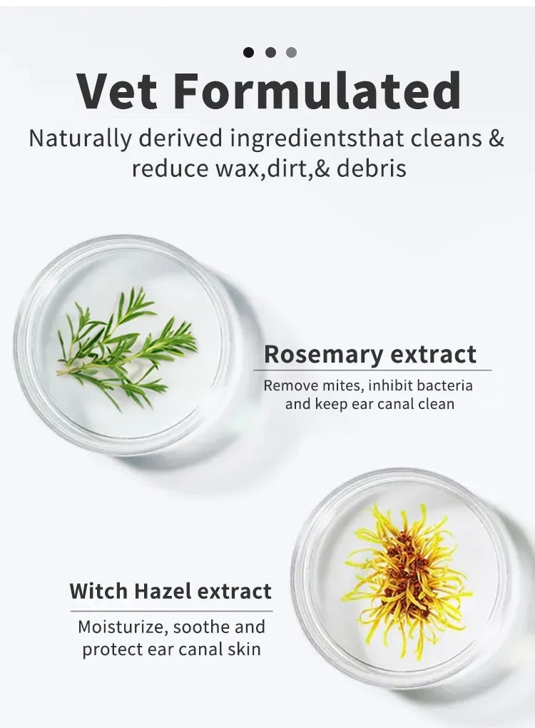 Lingettes Nettoyantes pour Oreilles – Chats & Chiens