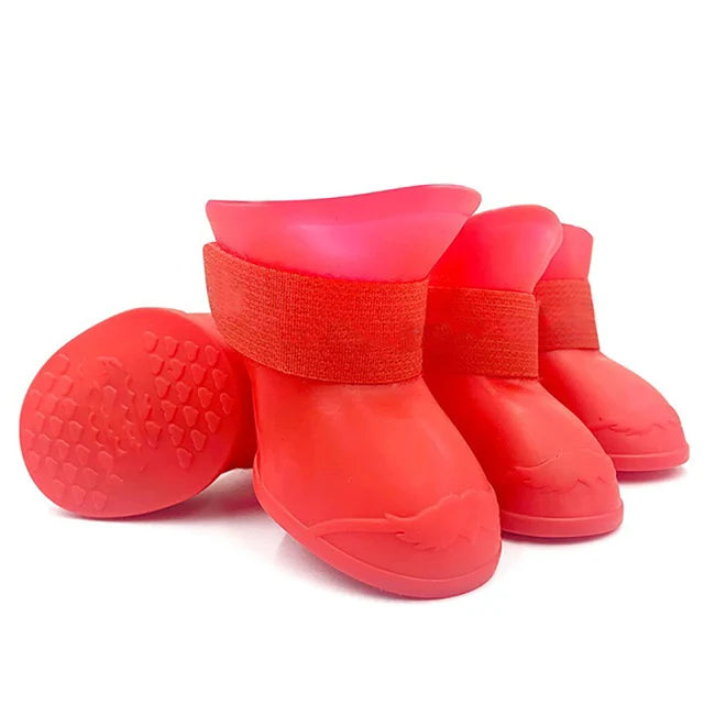 Bottes Étanches Antidérapantes pour Chiens & Chats – Lot de 4